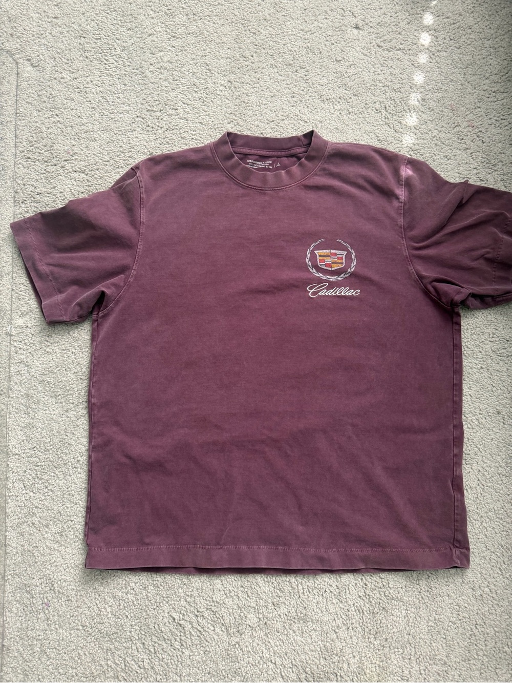 Abercrombie & Fitch Men's Crewneck Tee - Plum